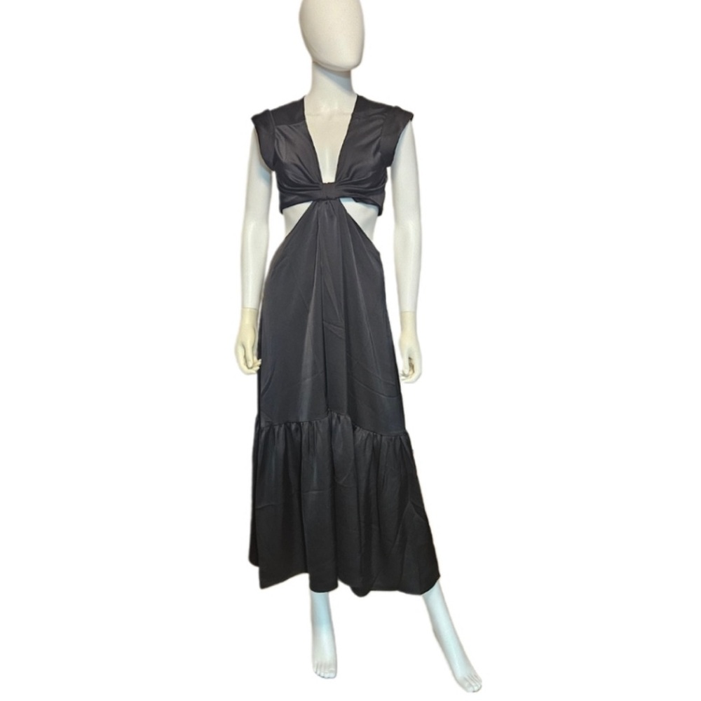 ✨3xHP✨ NWOT Jason Wu cutout tiered skirt dress - Picture 2 of 13